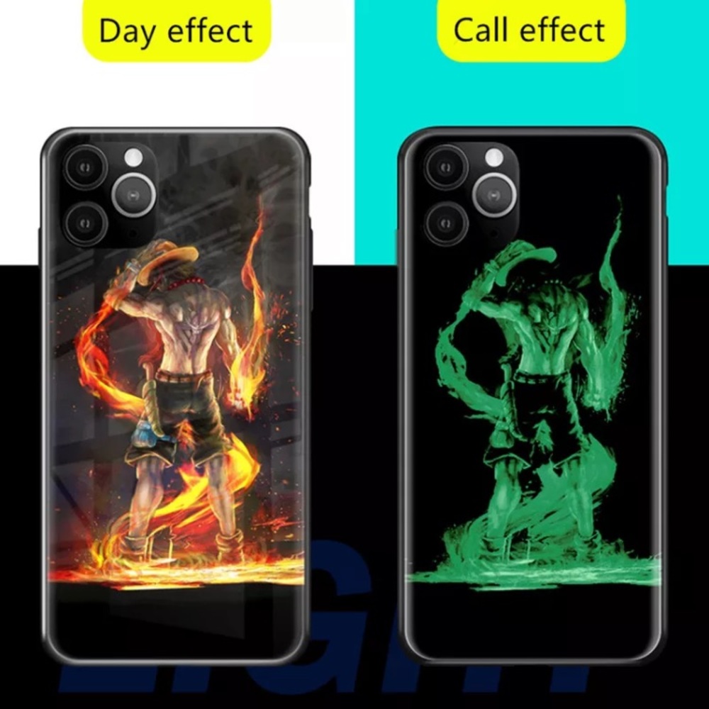 iPhone cases one piece anime LED